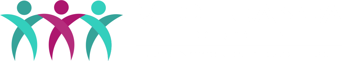 MG white logo side